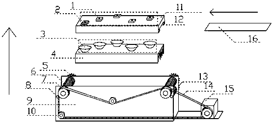 Device for dynamically measuring X-ray film density