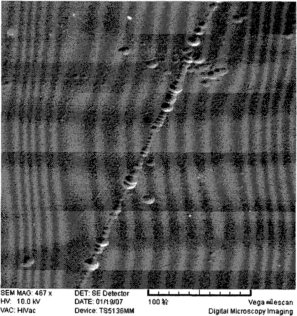 Plasma etching method for showing defect of cadmium zinc telluride infrared substrate