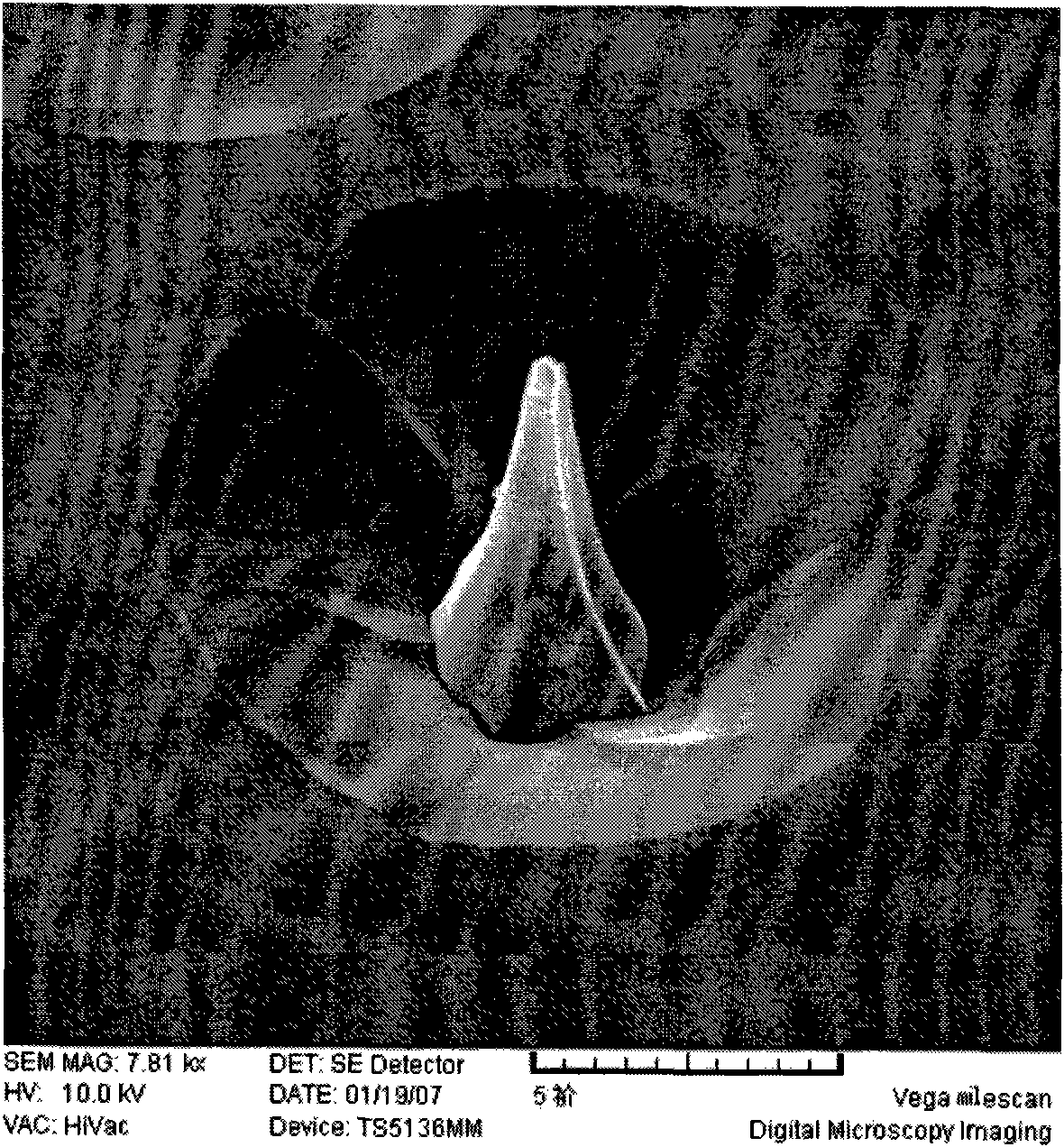 Plasma etching method for showing defect of cadmium zinc telluride infrared substrate