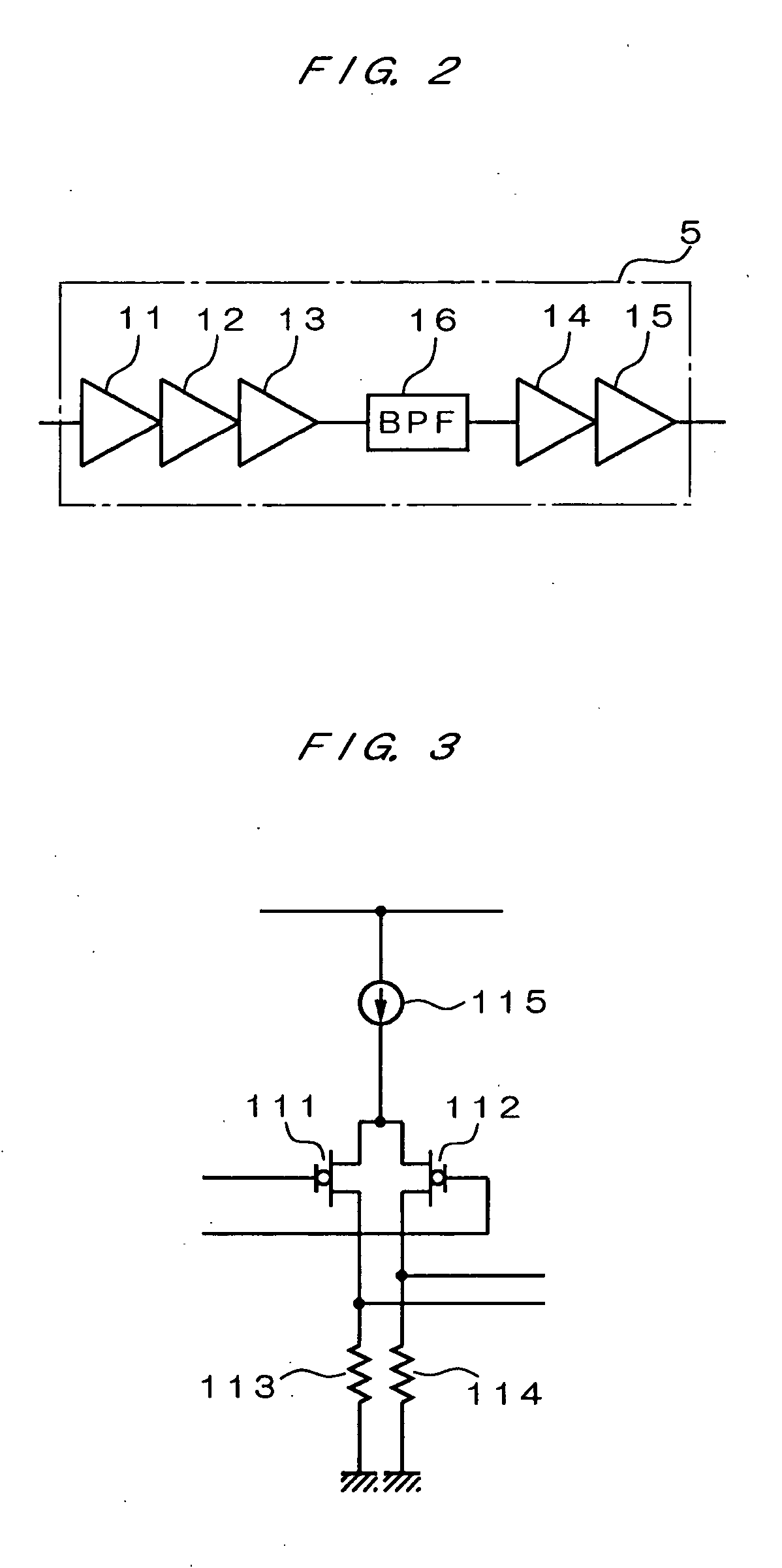 FET band amplifier