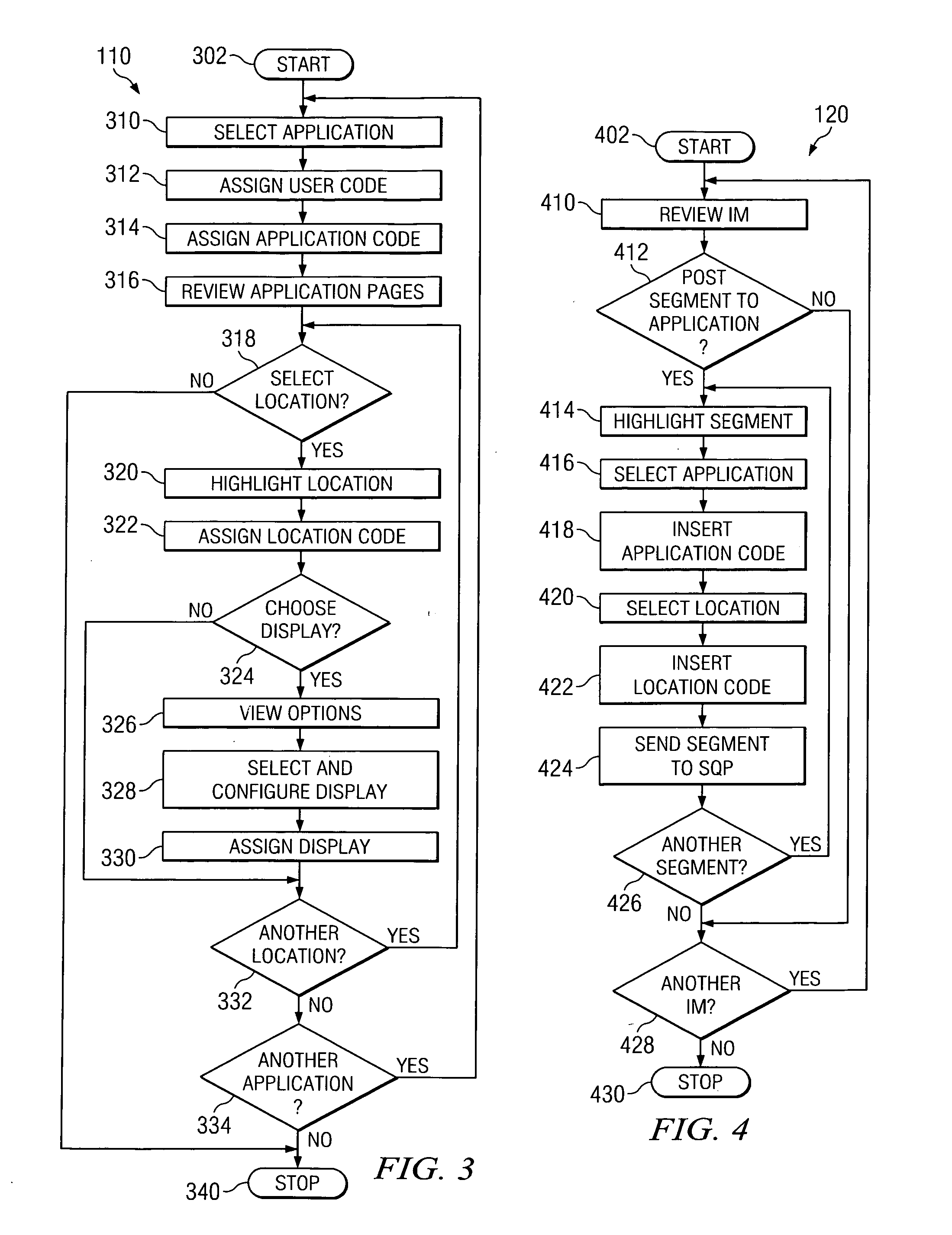 Method to enable user selection of segments in an instant messaging application for integration in other applications