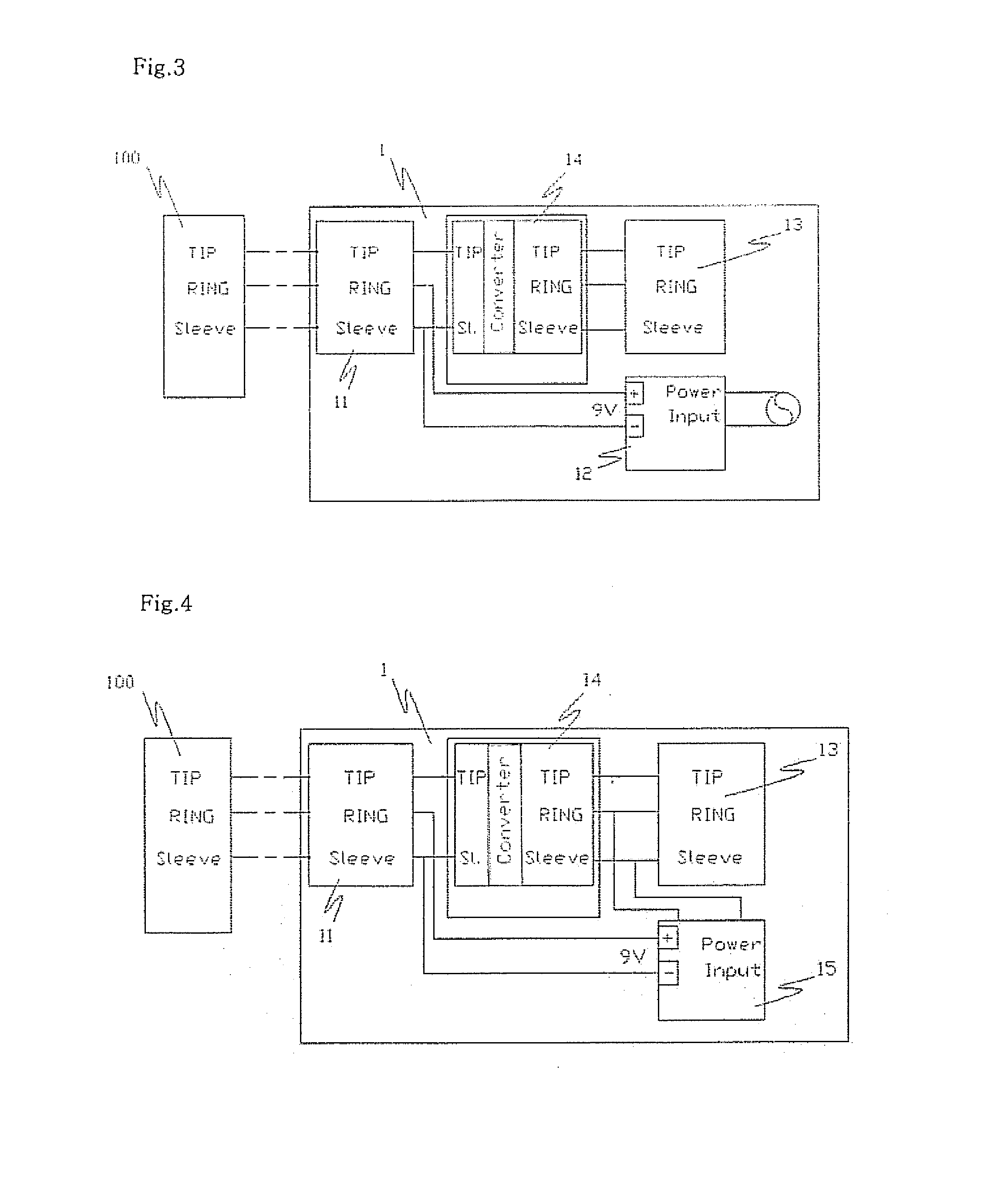 Power supply device for guitar