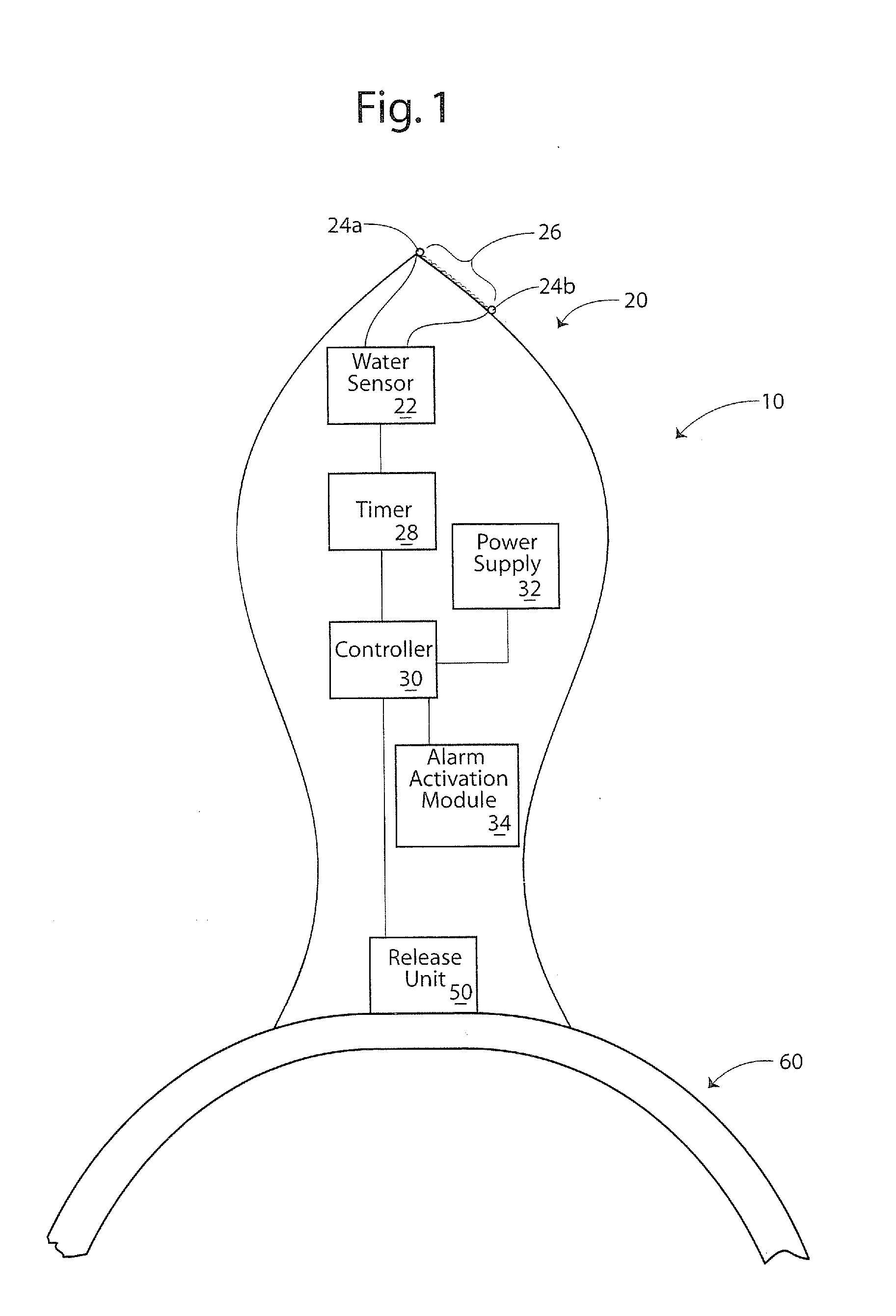 Water alarm devices, systems and related methods