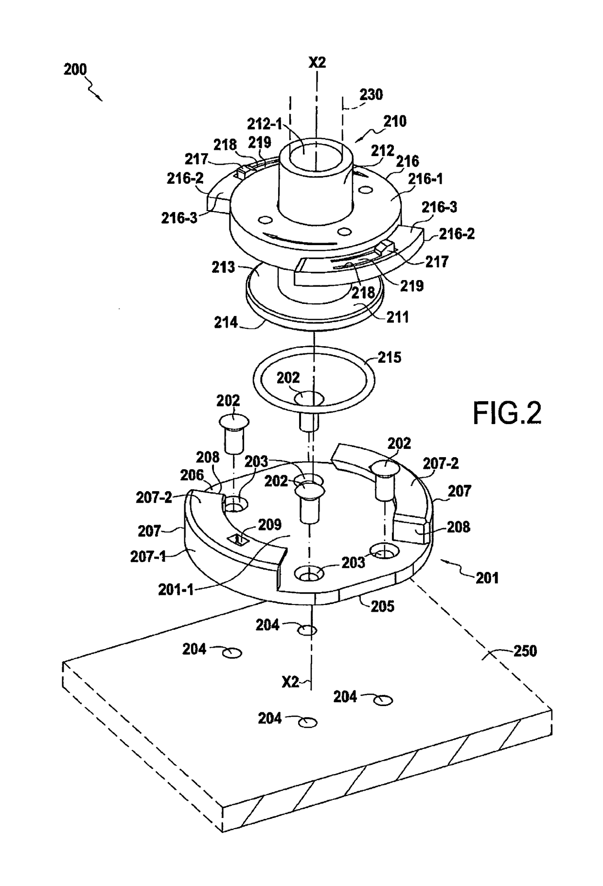 Electrical connection device in an aircraft