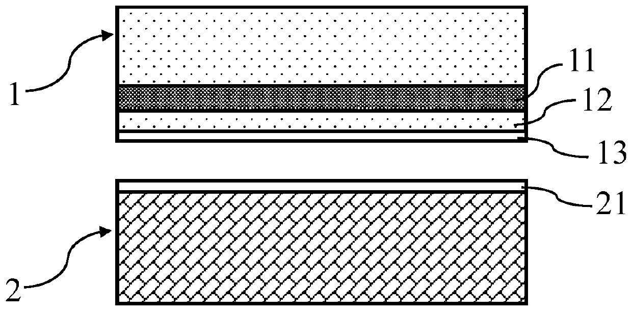 Diamond-based heterogeneously integrated gallium nitride thin film and transistor microelectronic device and preparation method thereof