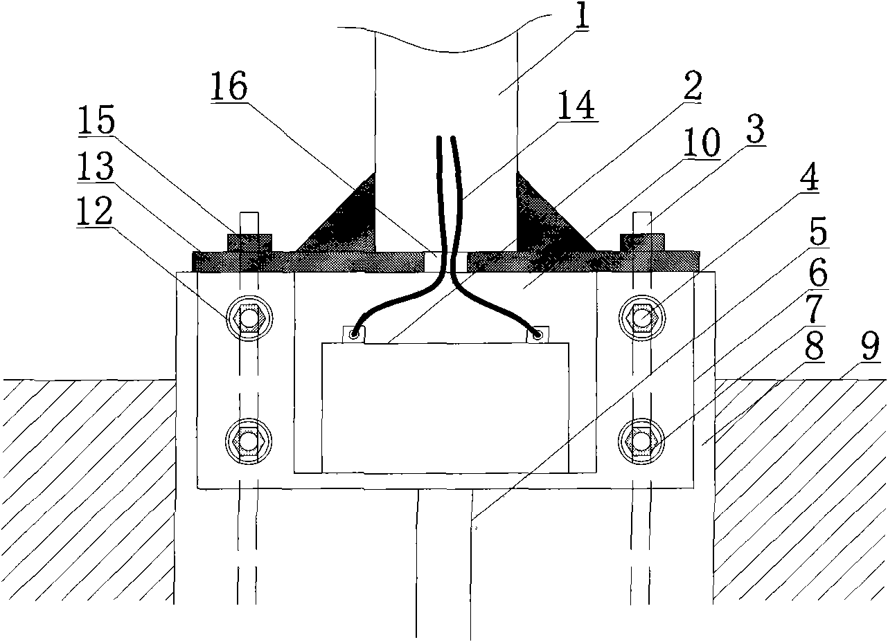 Accumulator mounting structure used for solar energy lighting device
