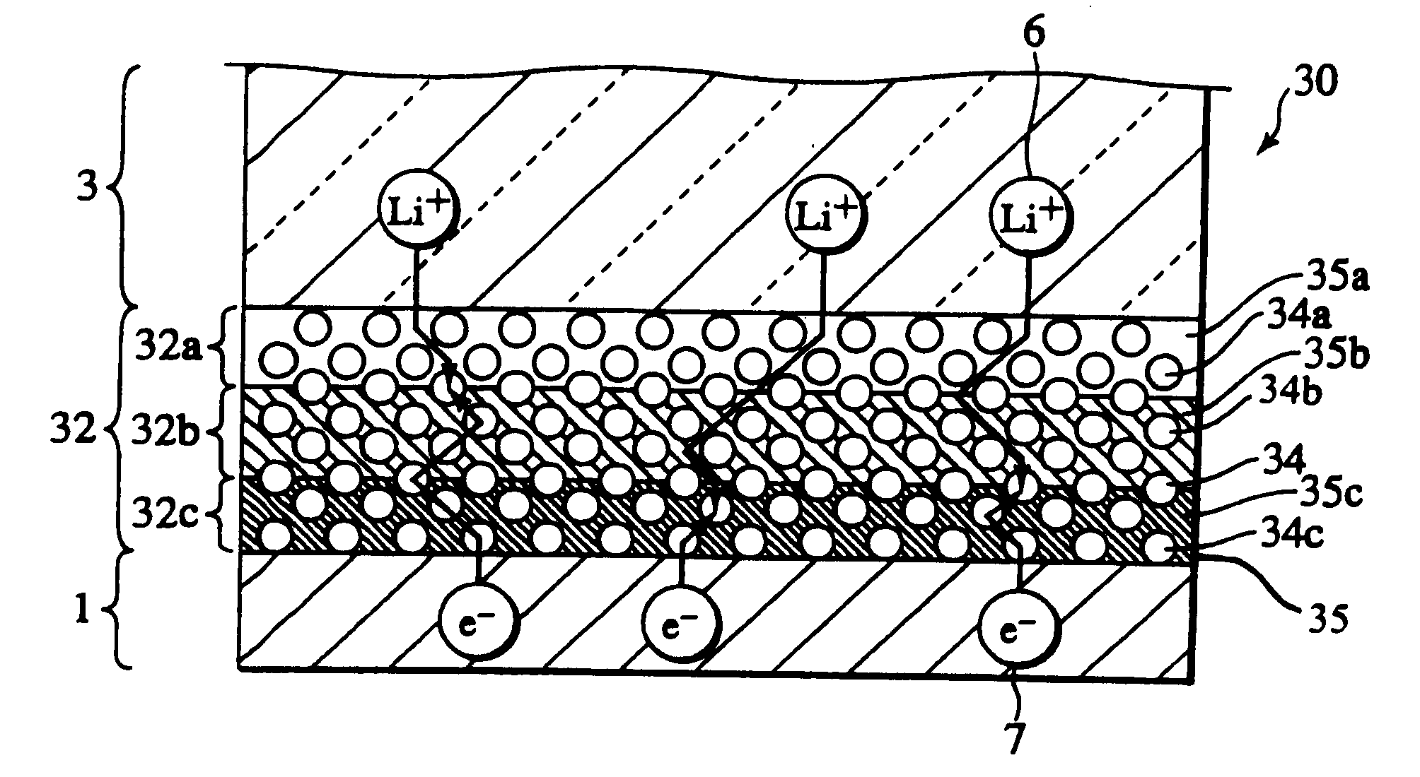 Secondary cell electrode and fabrication method, and secondary cell, complex cell, and vehicle