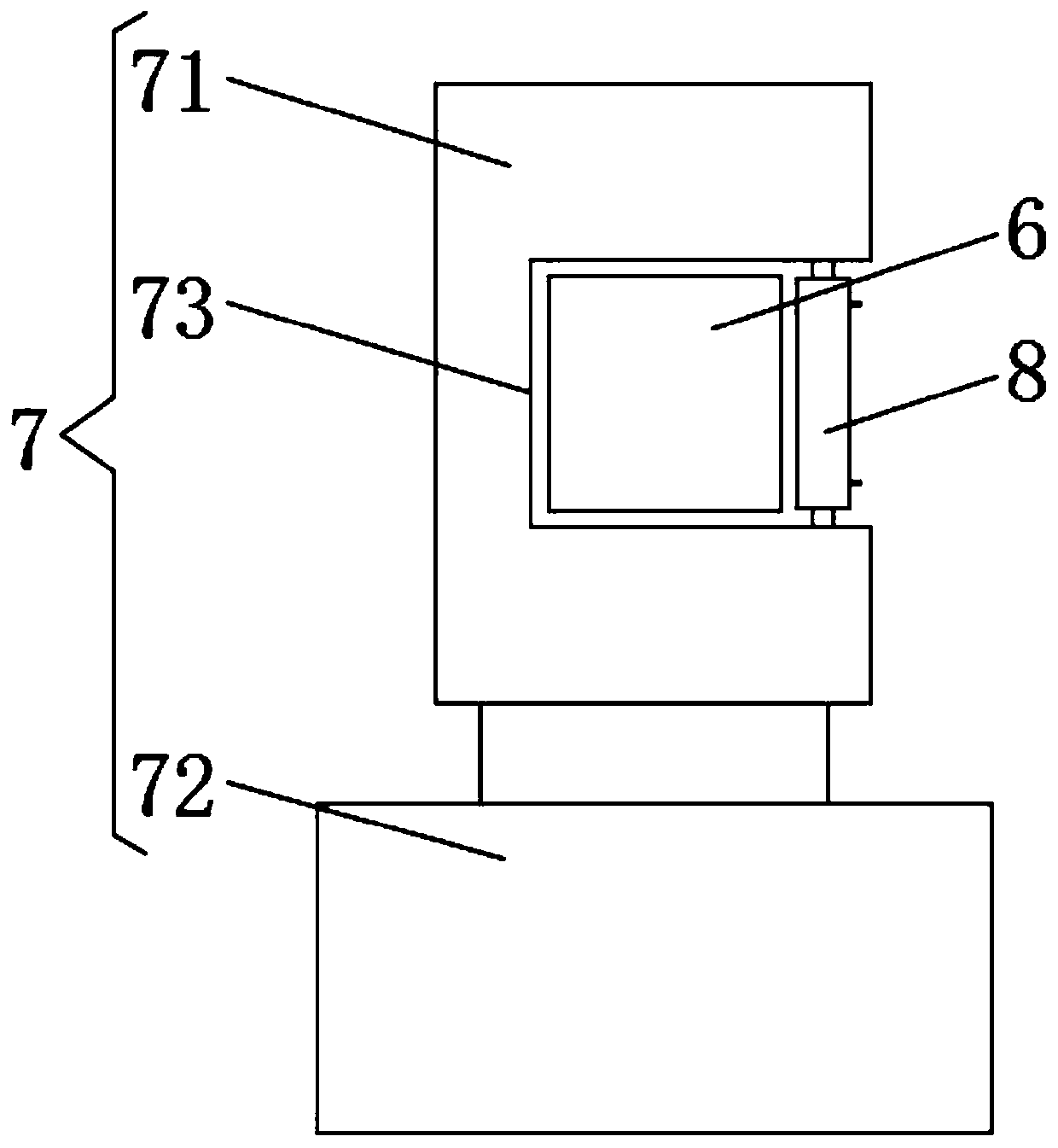 One-way logistics conveying line