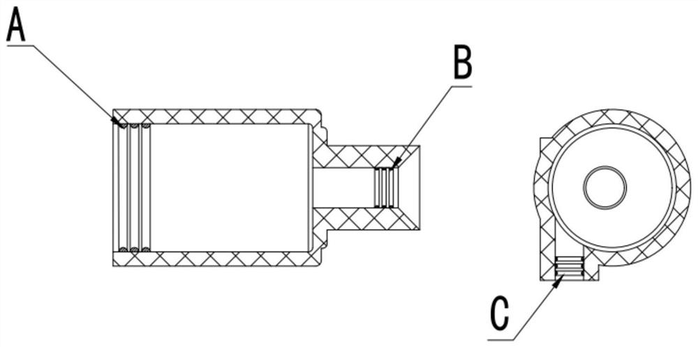 One-way valve system for medical vacuum negative pressure machine