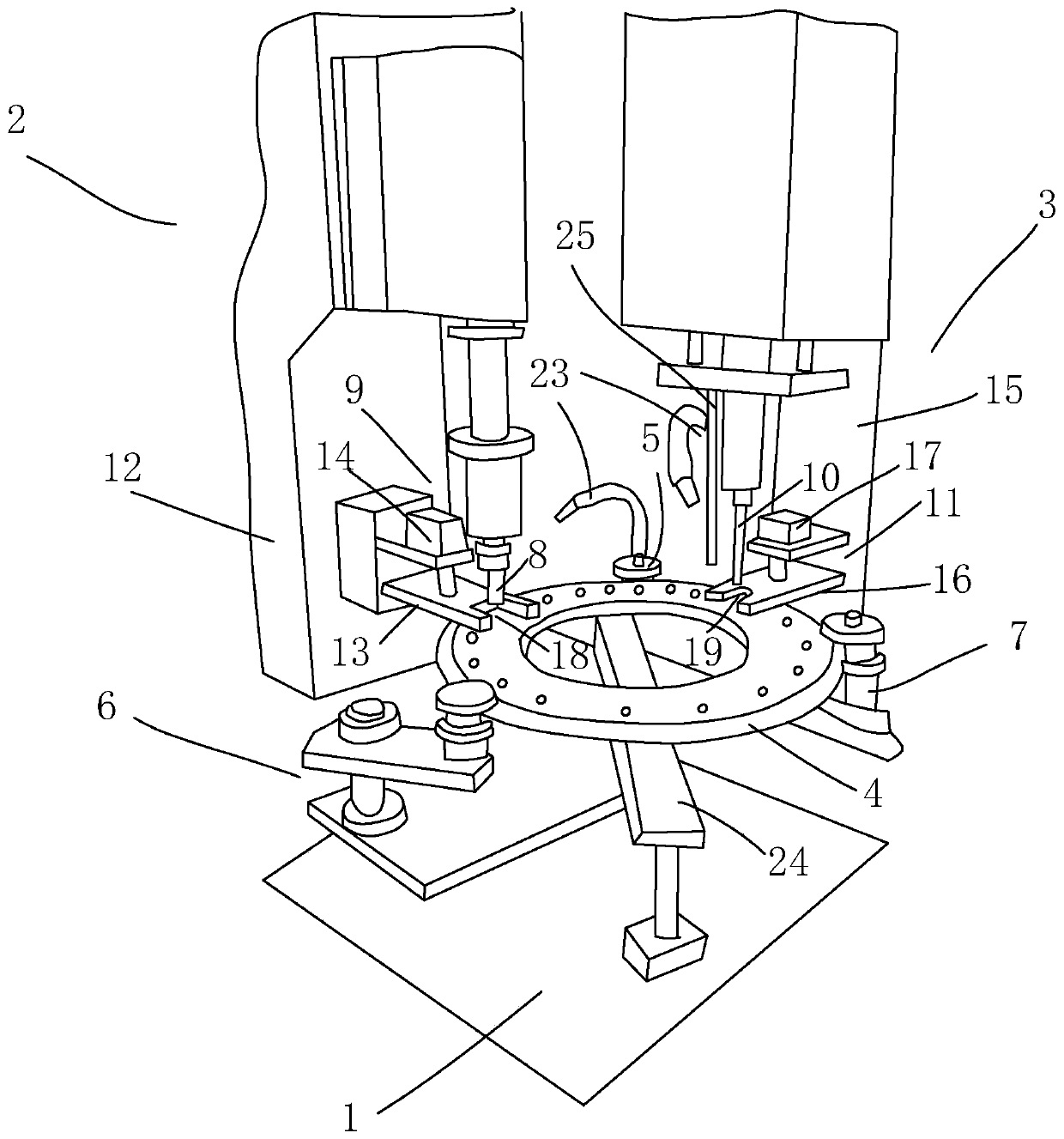 Multifunctional automatic drilling and tapping integrated machine