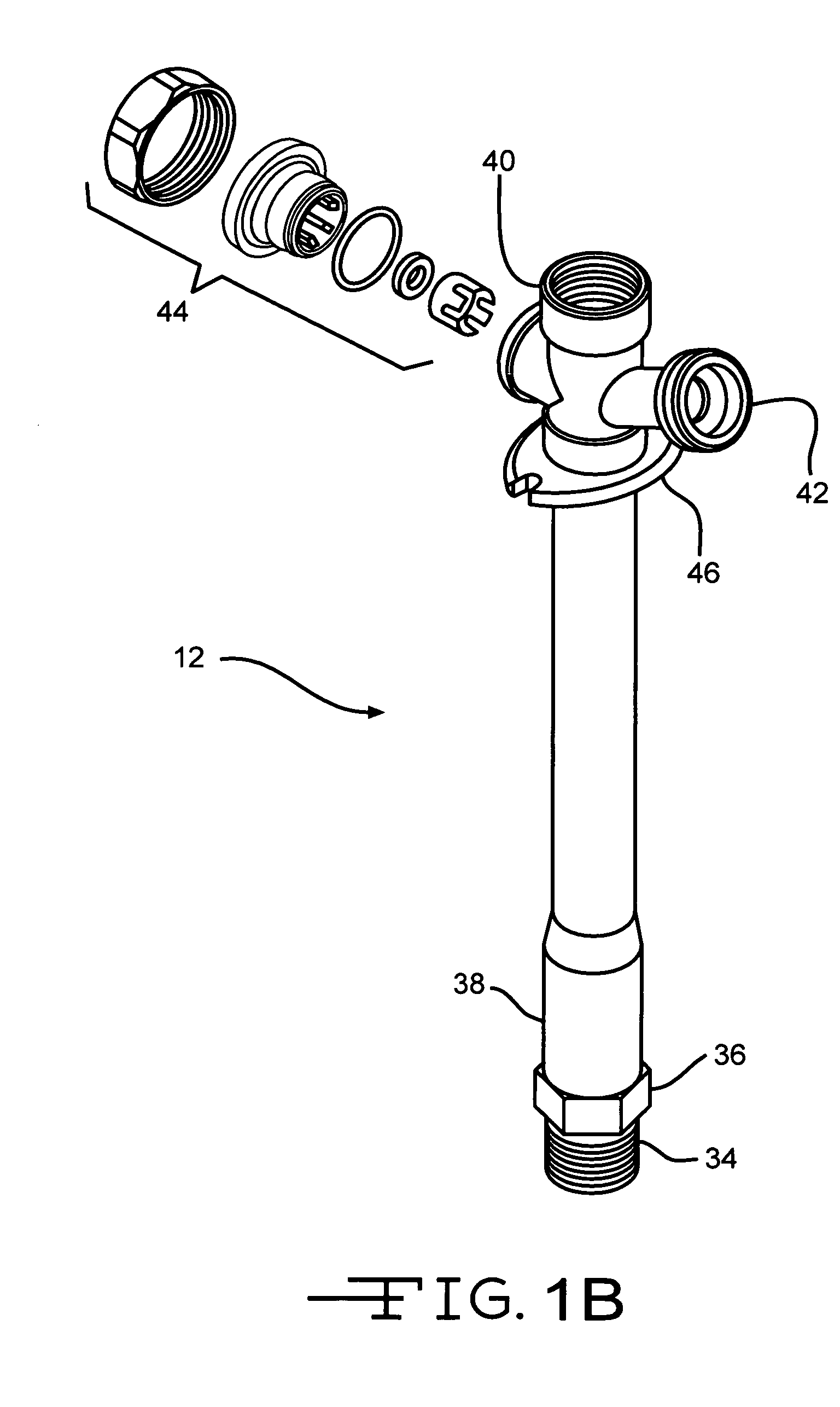 Ball valve cartridge for use with remote handle