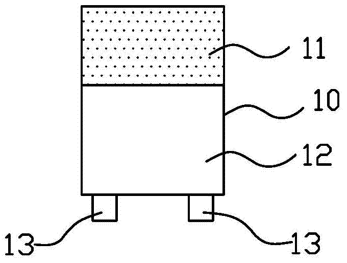 Flip LED chip packaging method and flip LED chip using packaging method