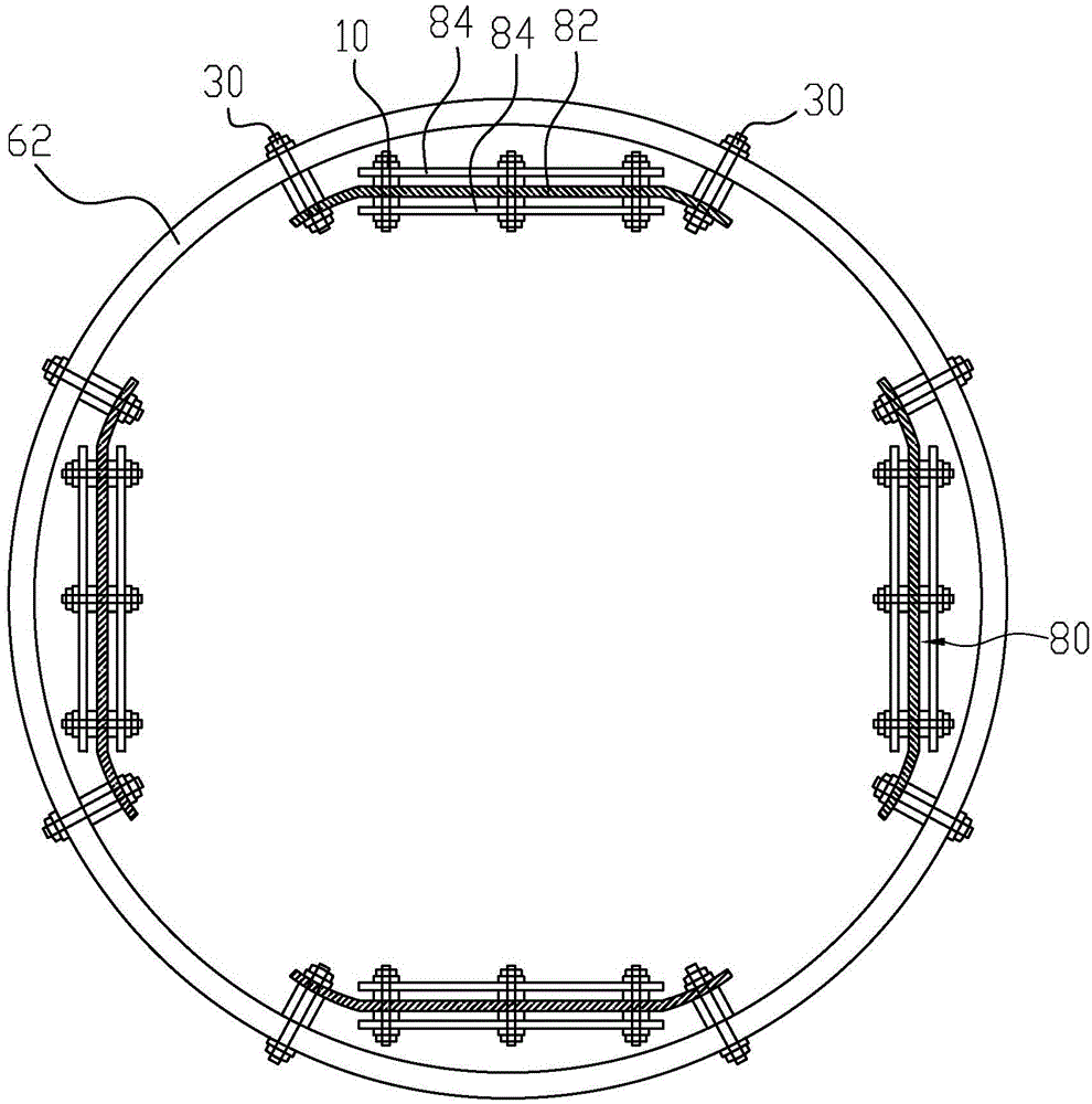 Method for arranging anti-buckling energy dissipation structures at root portion and circular steel tube pier