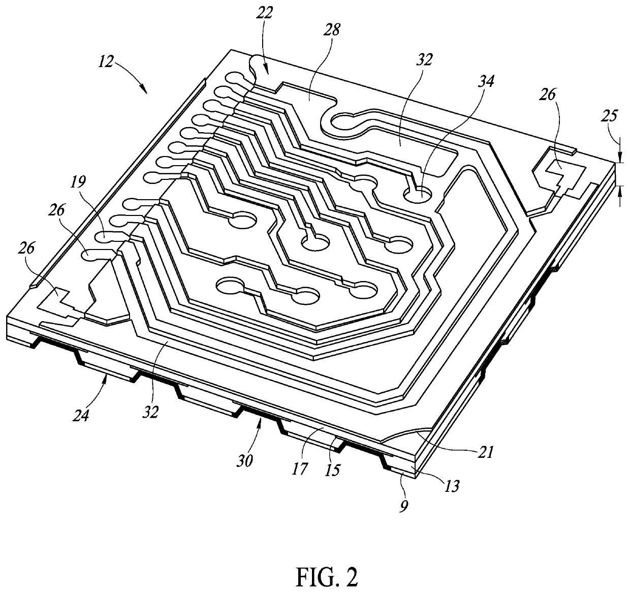 Semiconductor package with wettable slot structures