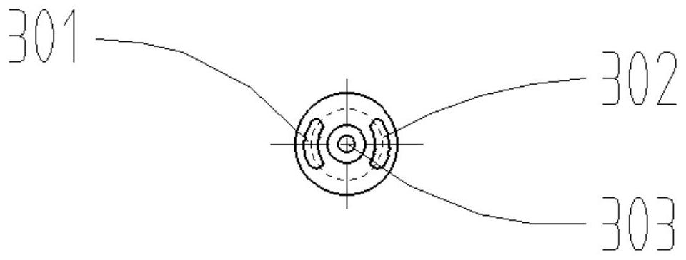 Low-pressure-loss torsion impact drilling tool and rock breaking method