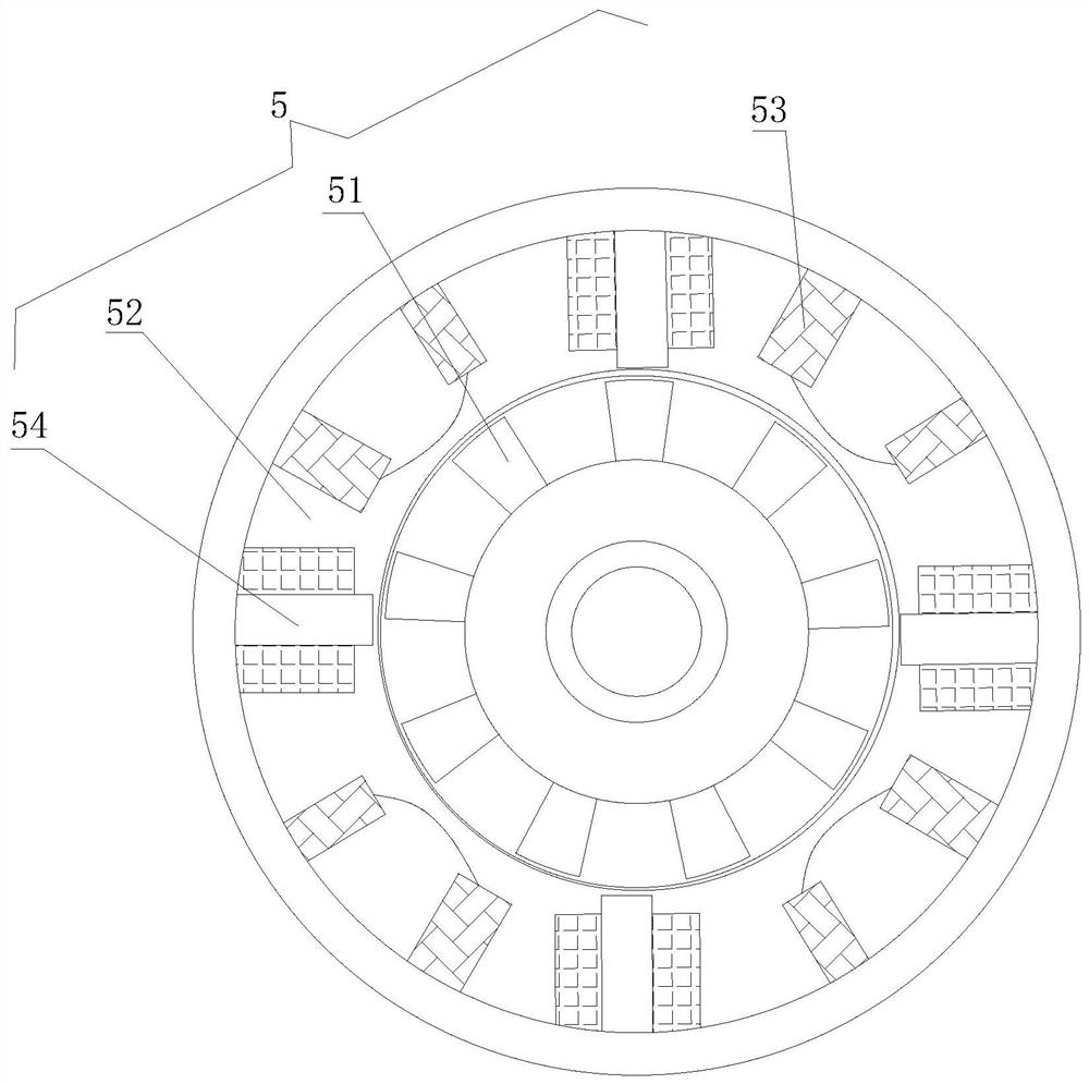 Efficient heat dissipation motor for wall breaking machine and control method