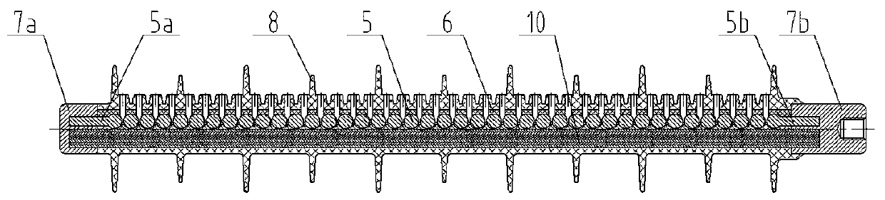 Serial multi-cavity arc-extinguishing lightning-protection device