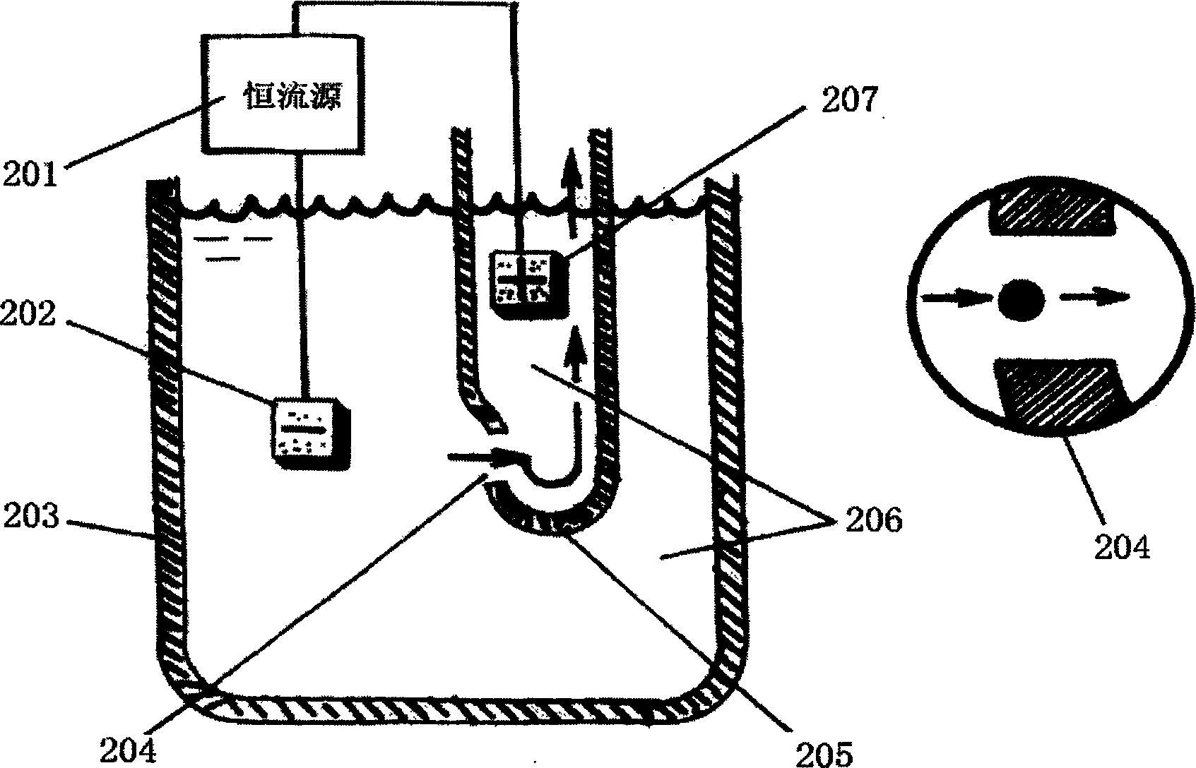 Flow-type imaging particle measurer and its measuring method