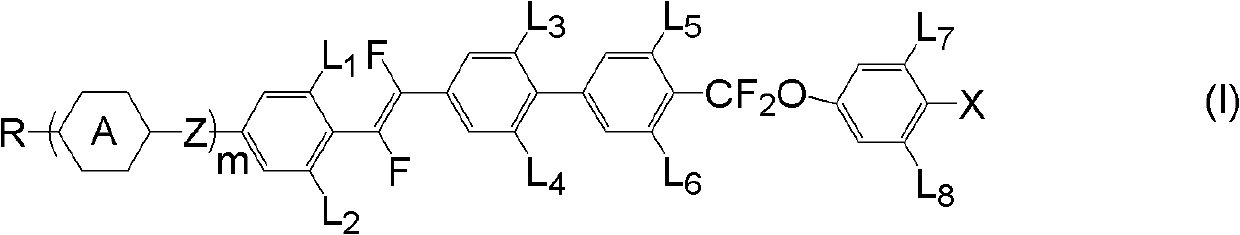 Compounds containing 1,2-difluoroethylene and difluoromethylene ether structure, and preparation and application thereof
