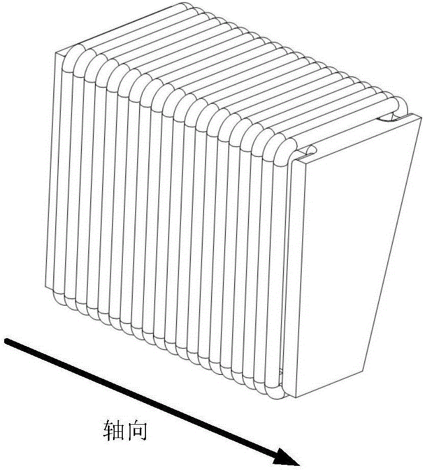 Axial magnetic flux hub motor for enhanced heat emission of windings