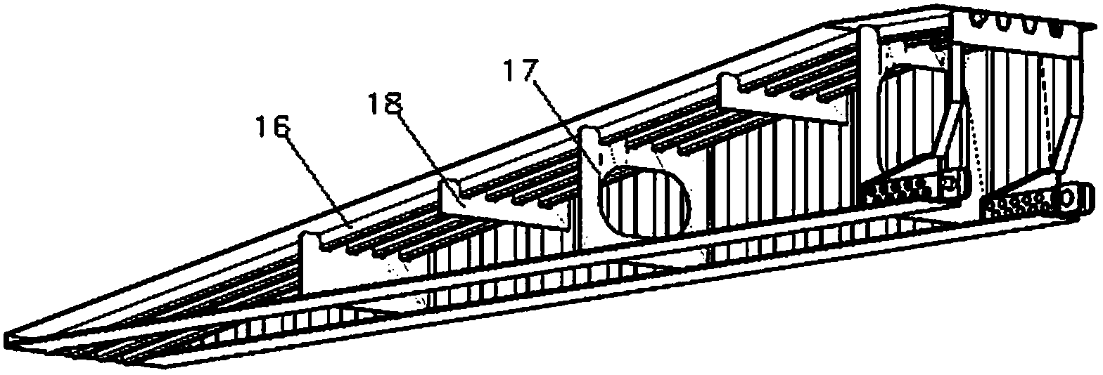 Sectional type modularization rapid assembled and spliced bridge