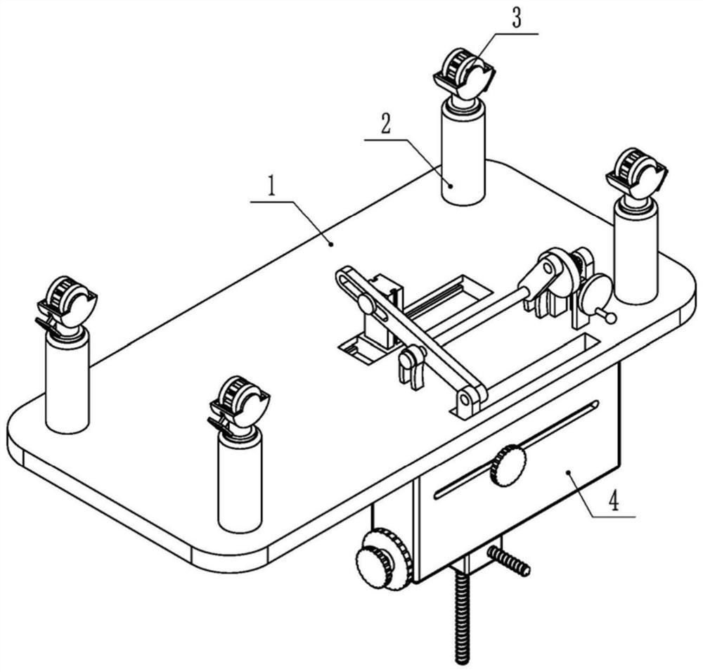 Cerebrospinal fluid extraction positioning device for hematologic tumor patient