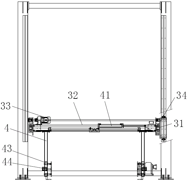 Frame type intelligent palletizer