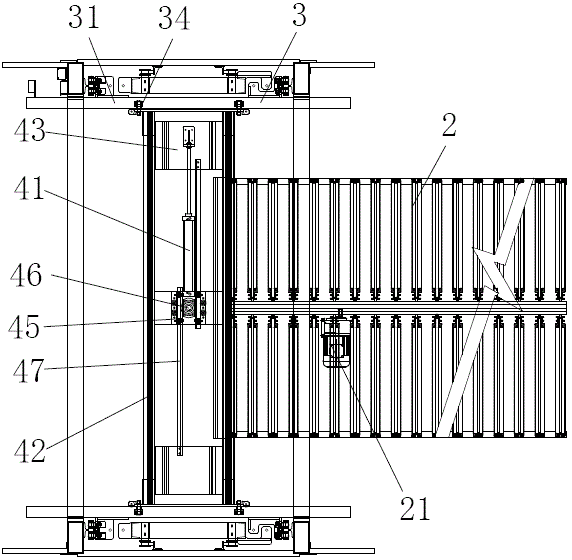 Frame type intelligent palletizer