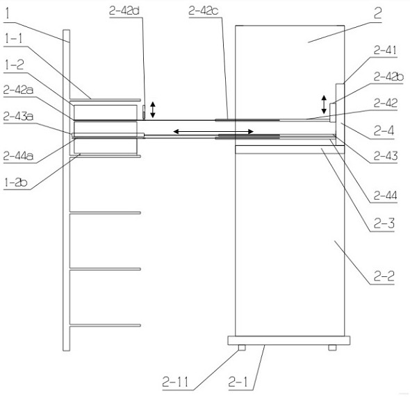 Automated shelf handling system and handling method thereof