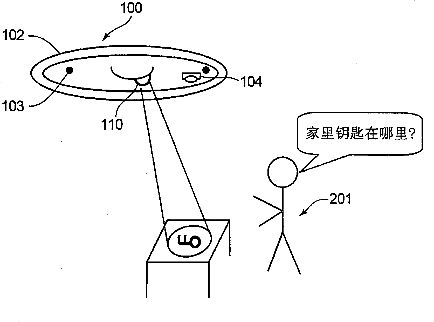 Light projection device