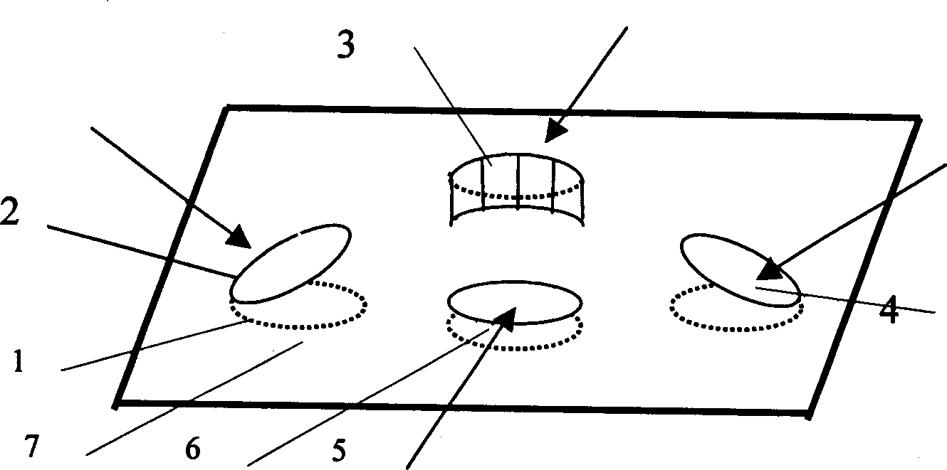 Double-colour indium-gallium-arsenide infrared detector and producing method and application thereof