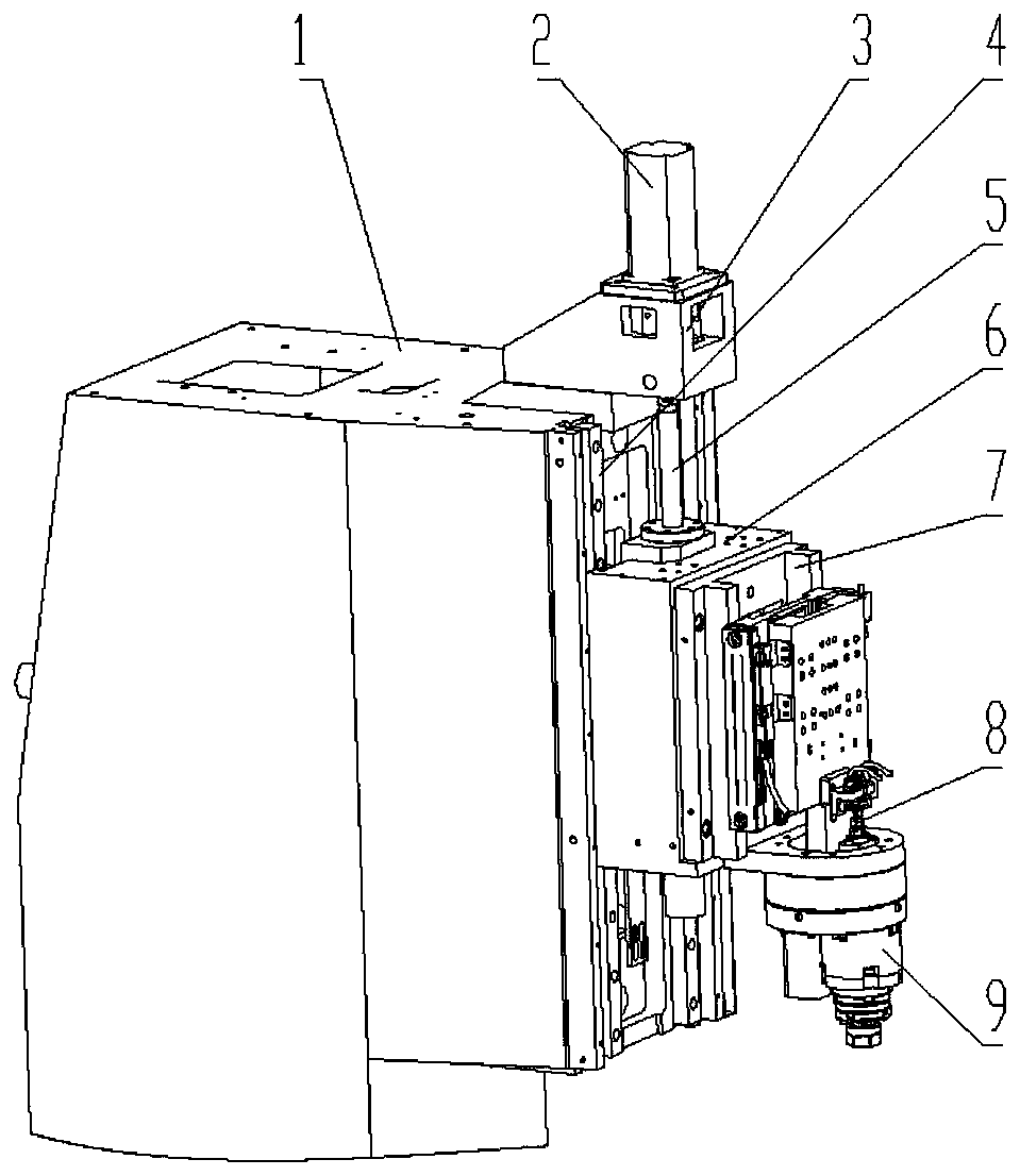Dual-purpose main shaft in Electric Discharge Machining machine tool