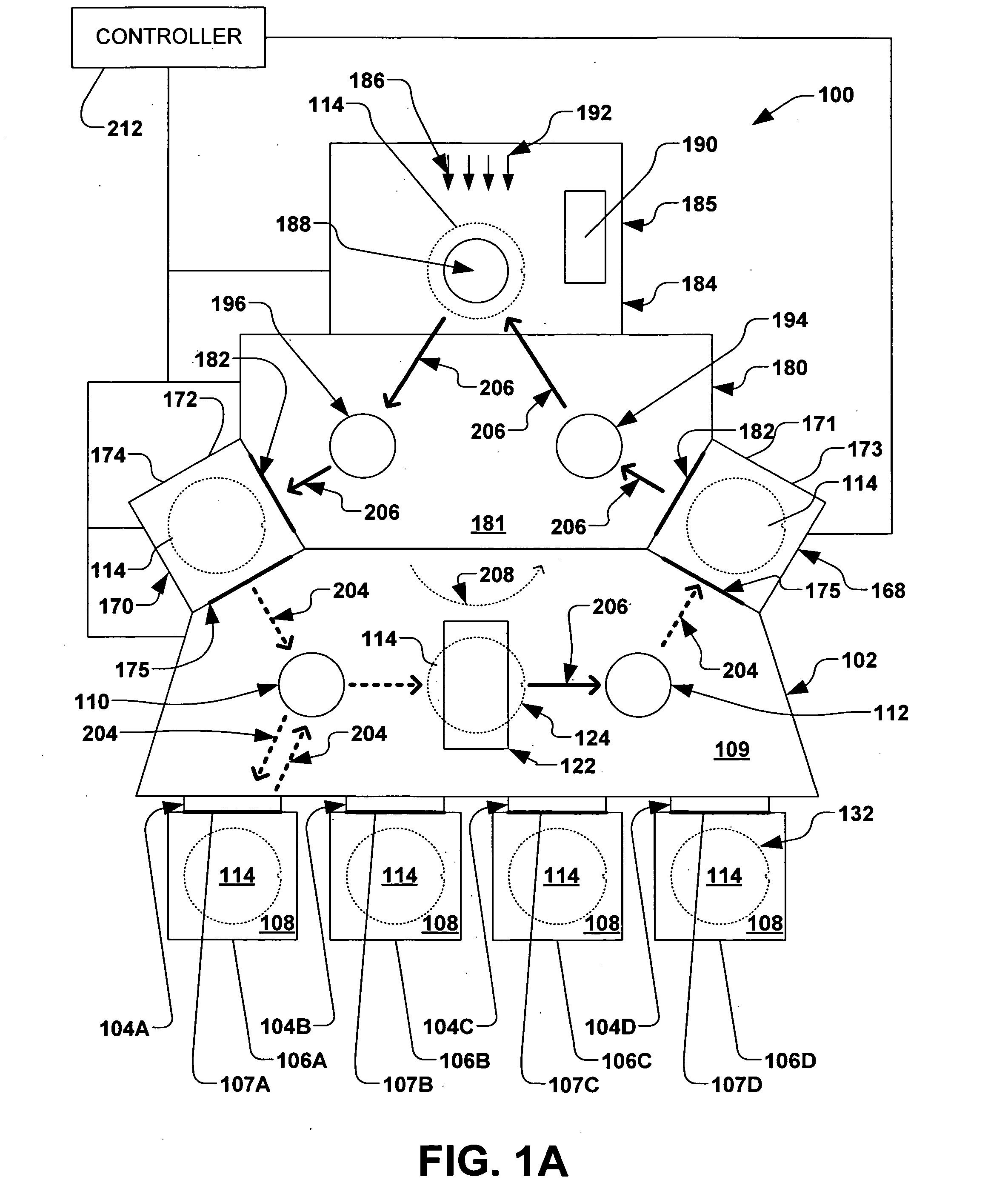 High throughput serial wafer handling end station