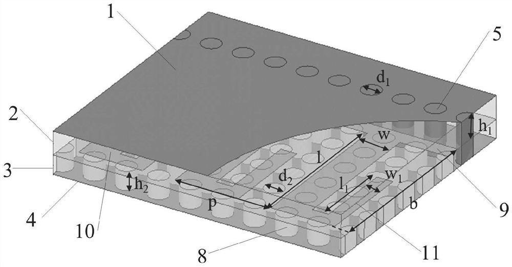 Compact half-mode substrate integrated waveguide balance filter