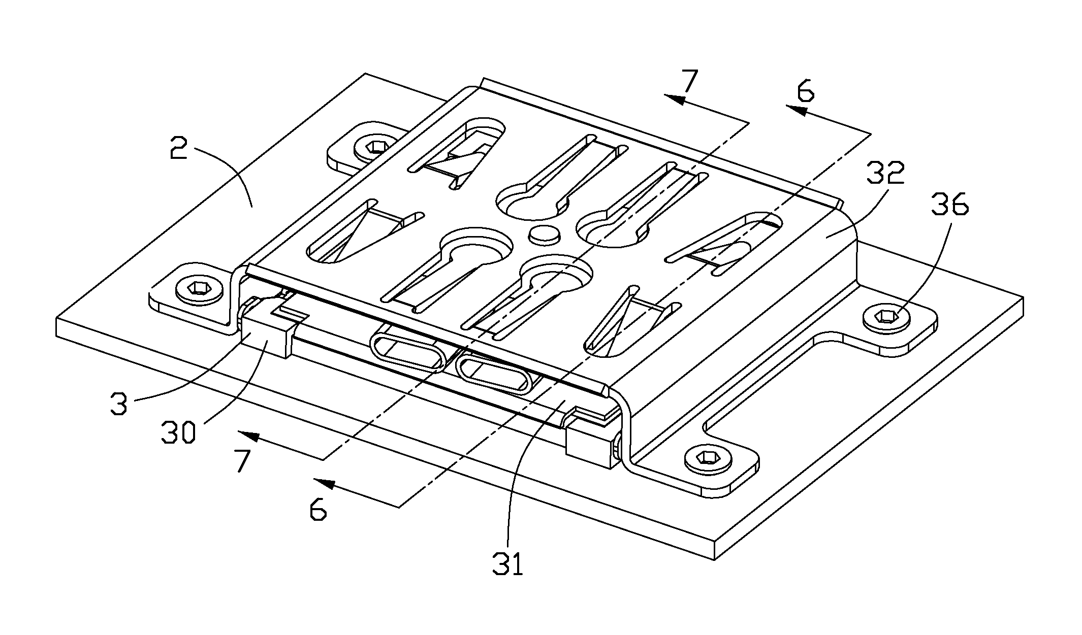 Socket connector assembly with flexible orientation heat pipe