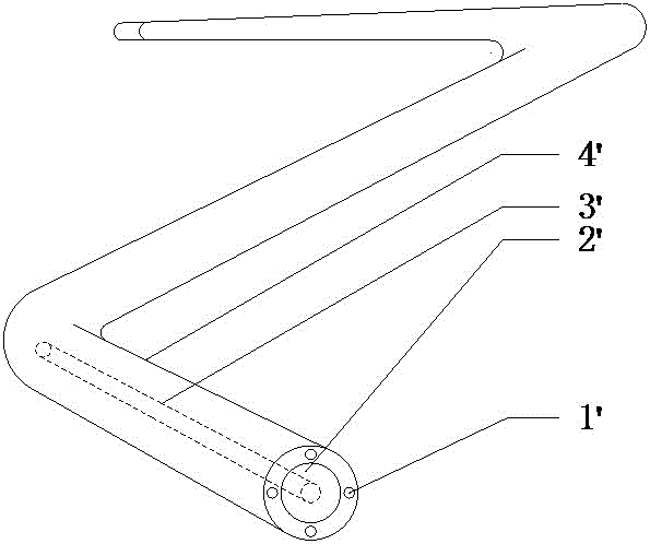 Large-view-field fish-eye lens capable of being installed in gastroscope device