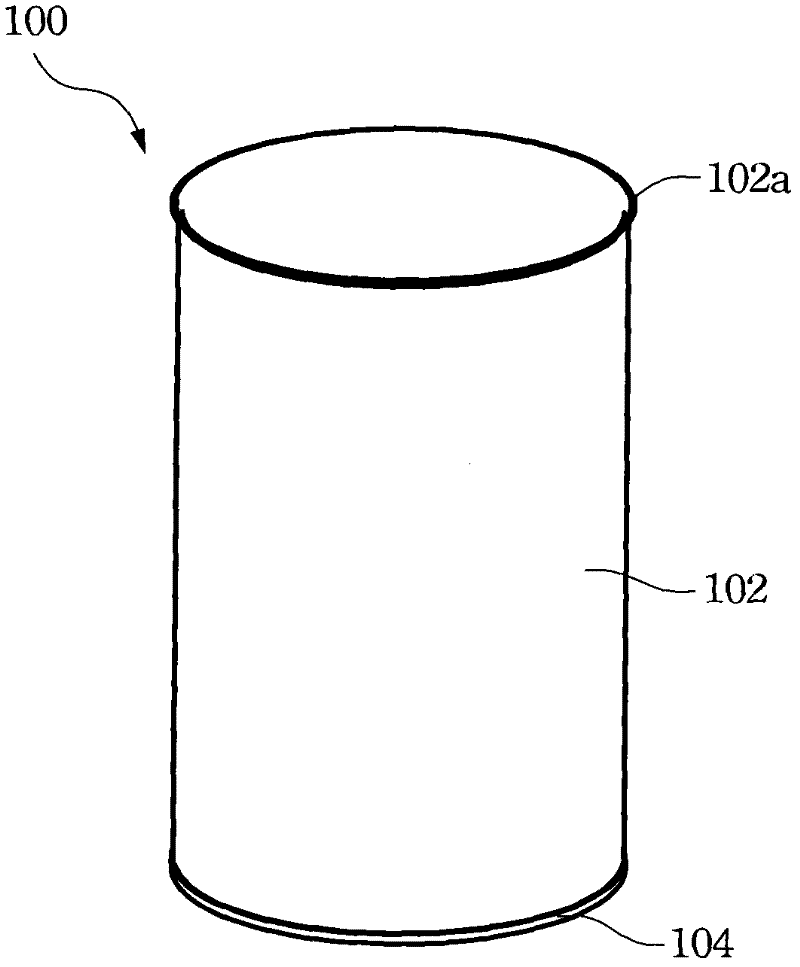 Method for artificially sealing cans of synthetic paper cans