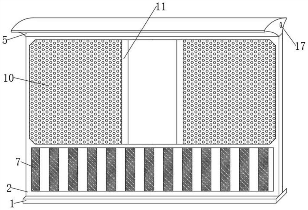 Sound absorption fence for civil construction