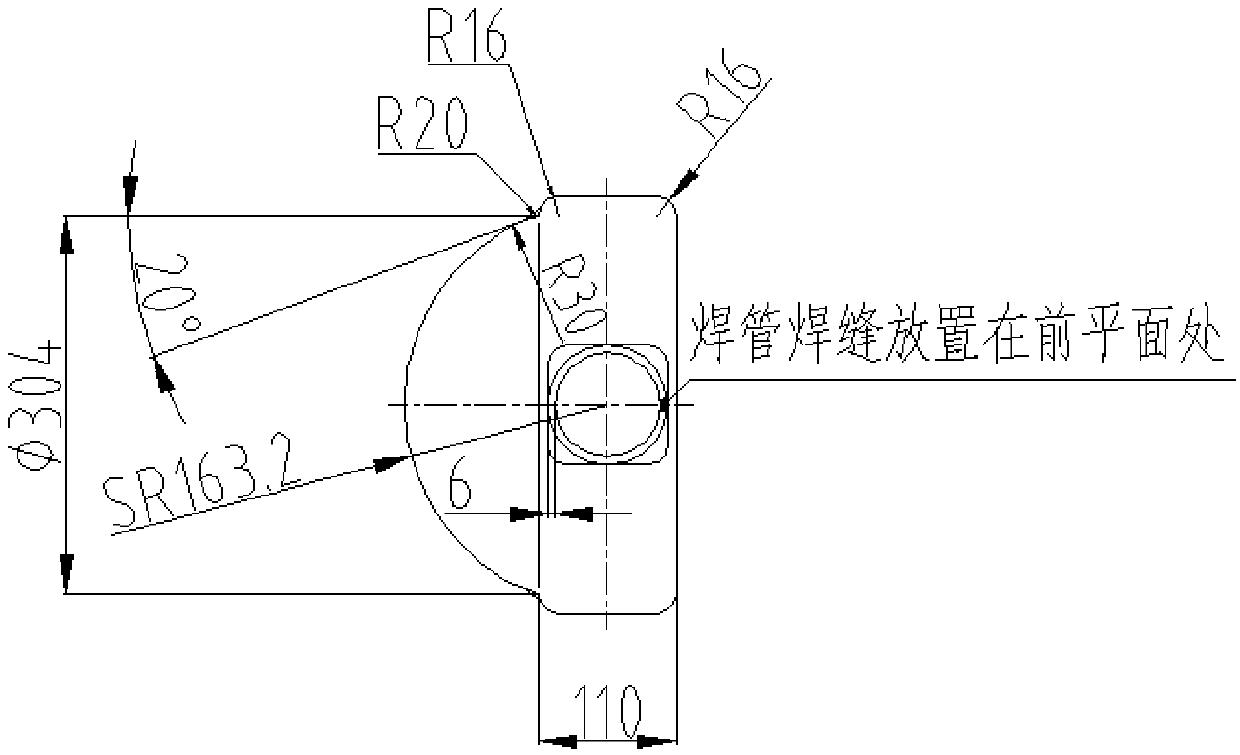 Annealing-free driving bridge shell hydraulic forming method using high-strength welded pipe
