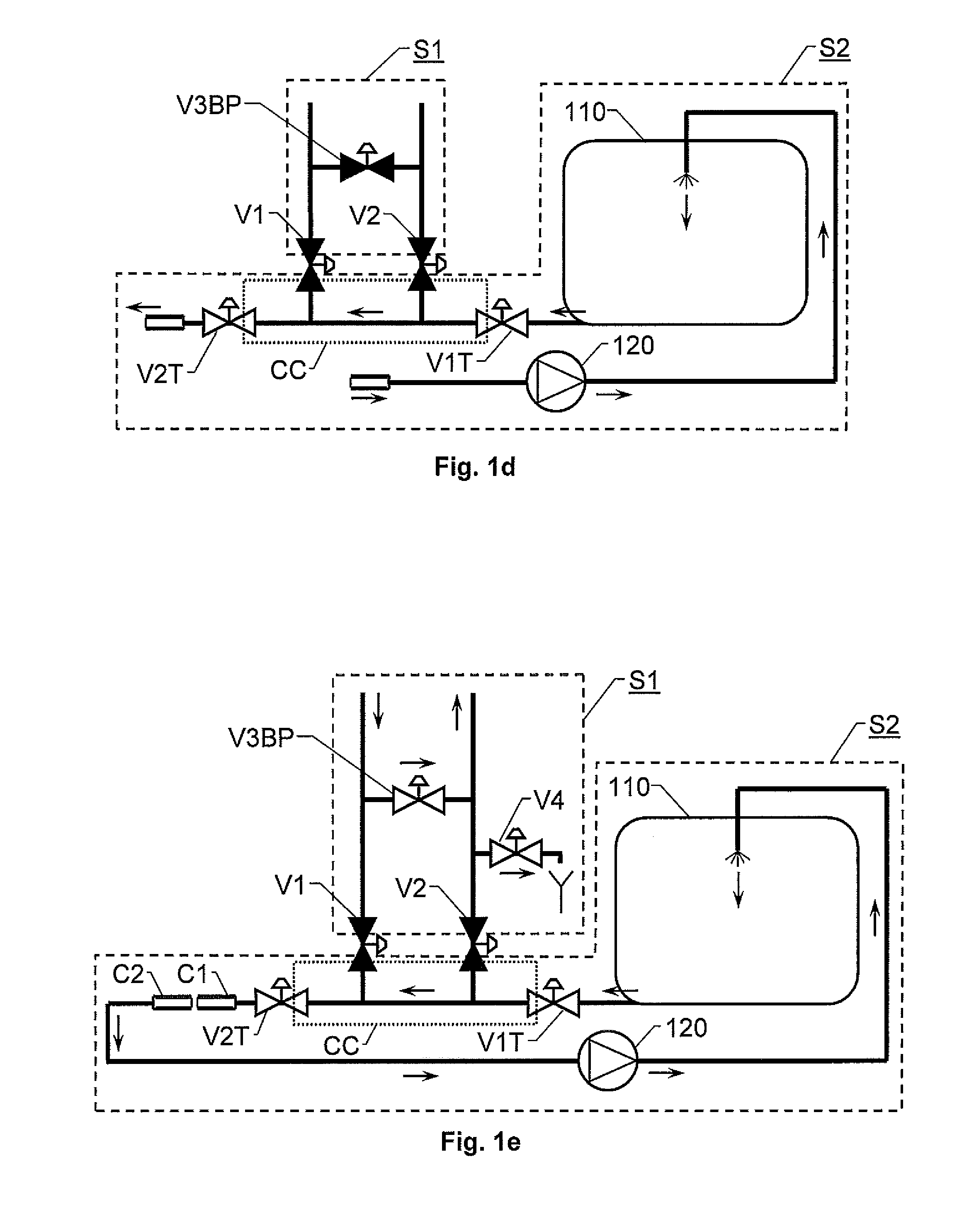 Independent cleaning of interfaces between separable fluid systems