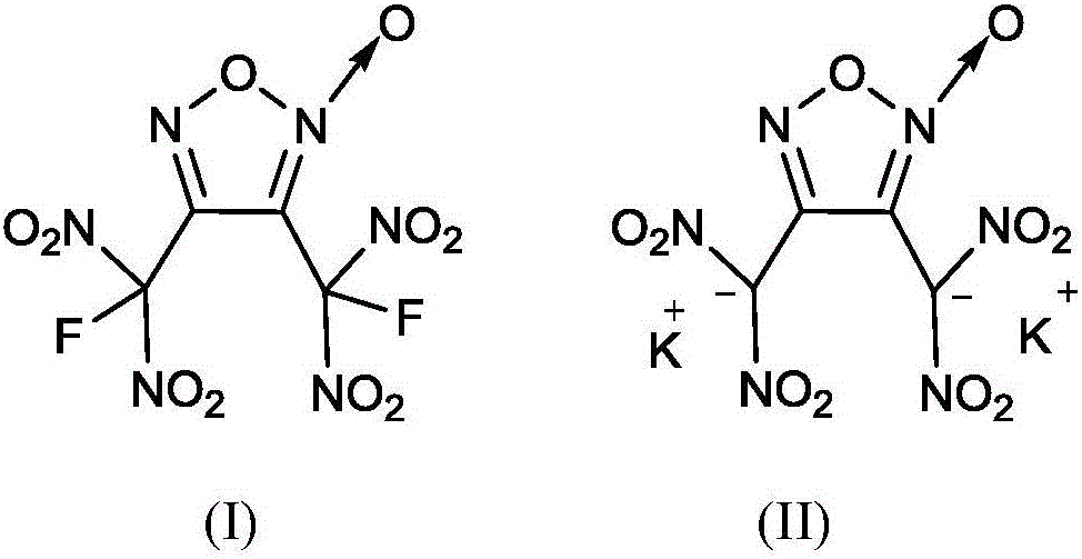 Method for synthesizing 3, 4-di (fluorine geminal dinitro) dinitrofurzananofuroxan