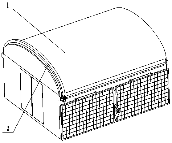 Intelligent ecological agricultural greenhouse system