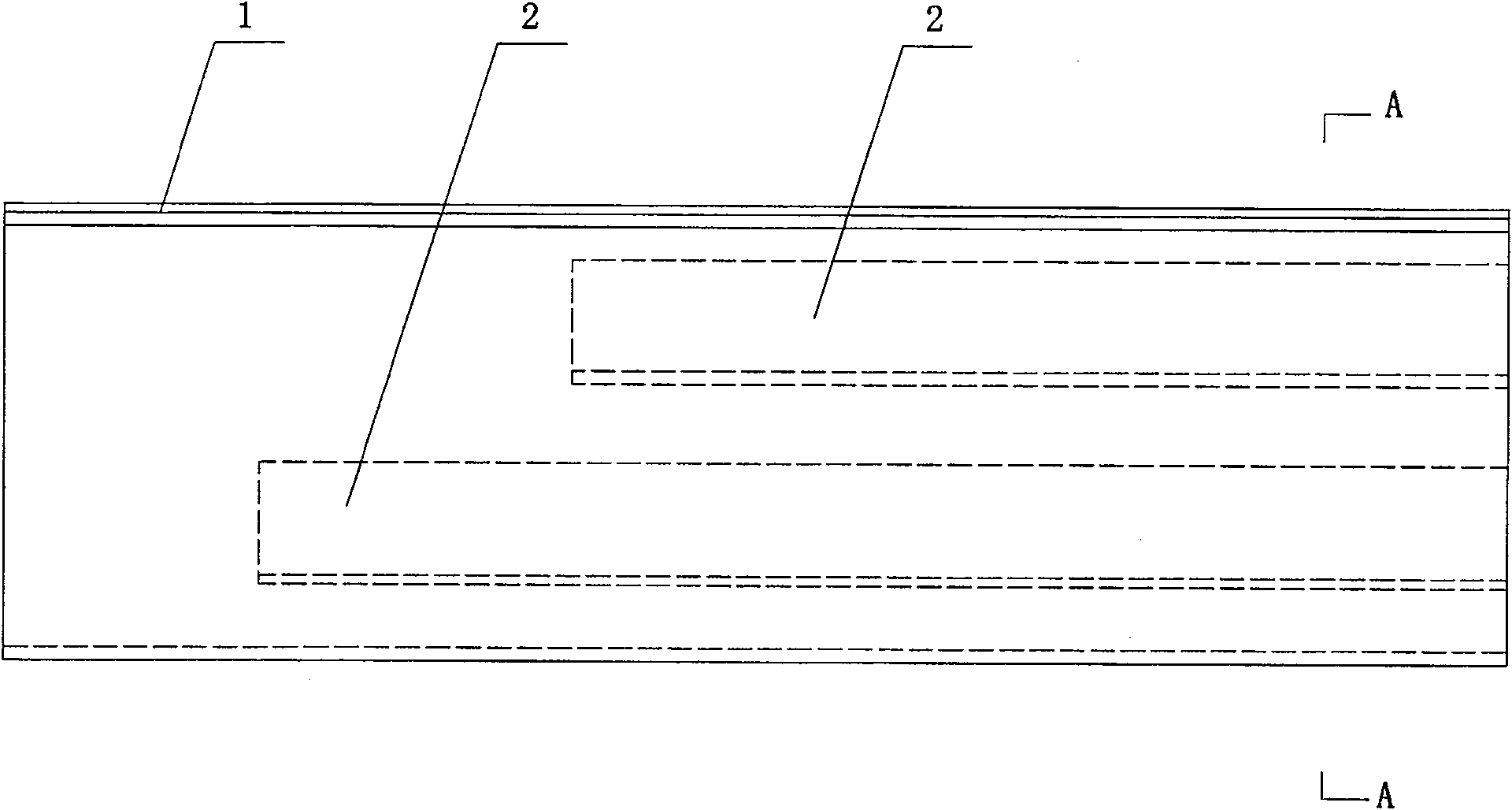 Step-by-step type energy absorption device during collision of automobiles