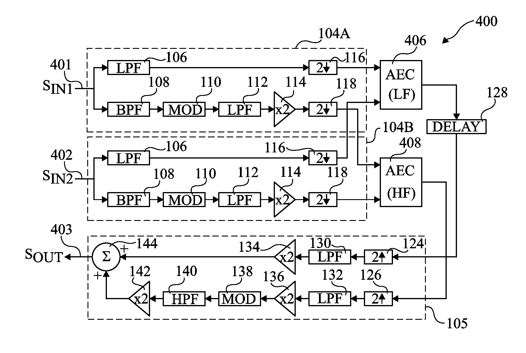 Wide-band signal processor