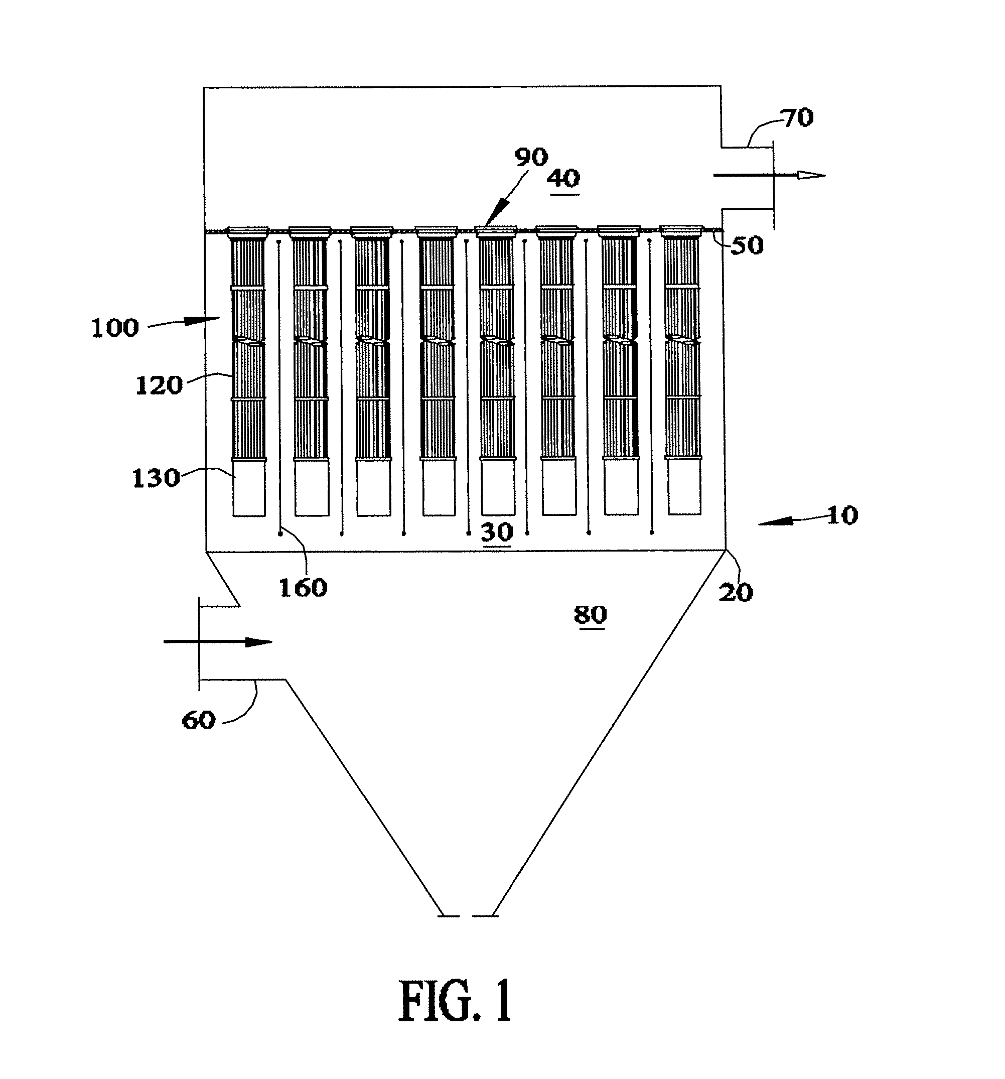 Apparatus and method for the removal of particulate matter in a filtration system