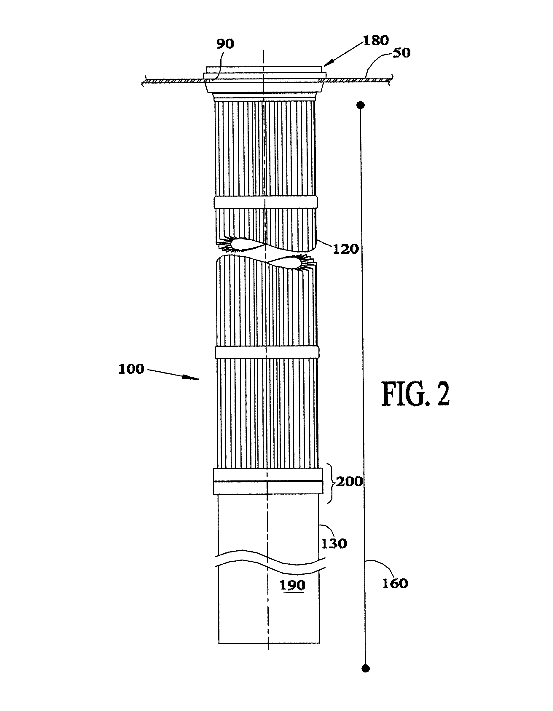 Apparatus and method for the removal of particulate matter in a filtration system