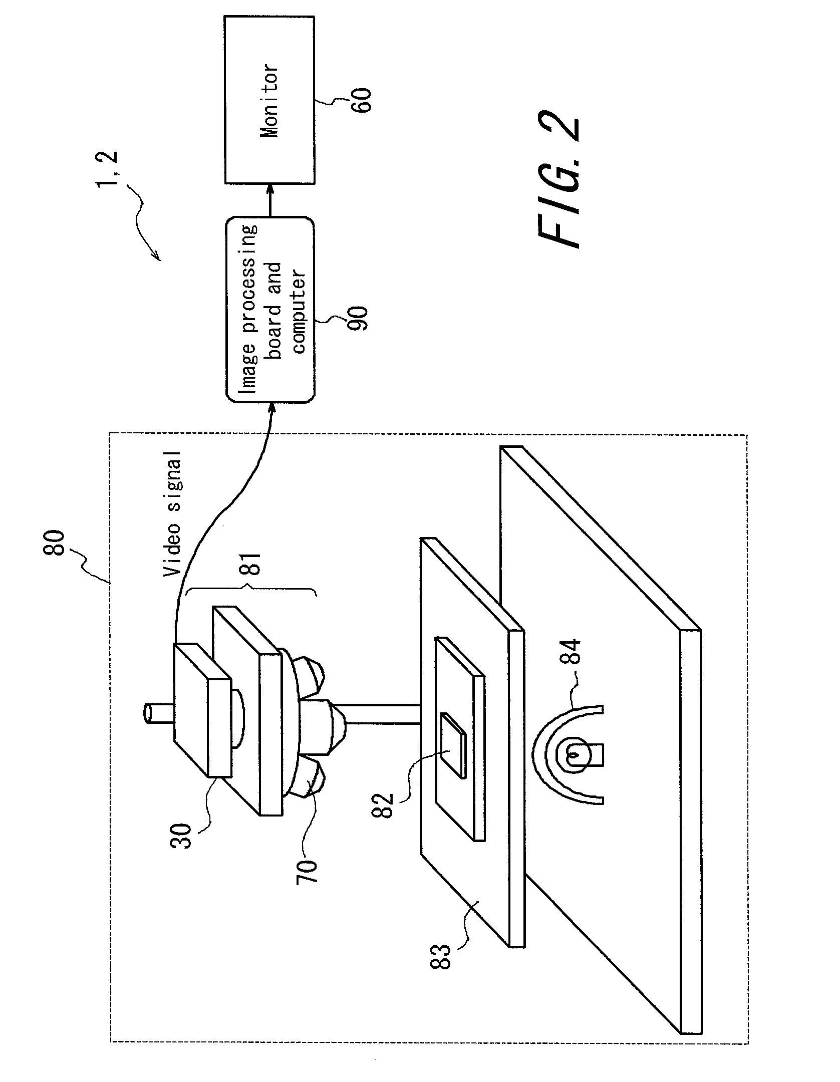 Imaging device for microscope