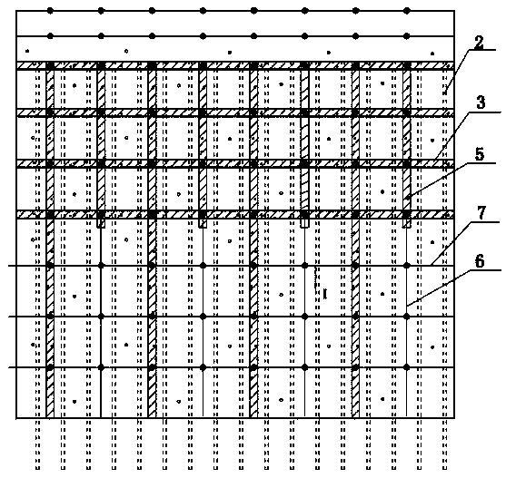 Minisize steel pipe pile pre-stressed anchor rod cable combined support system