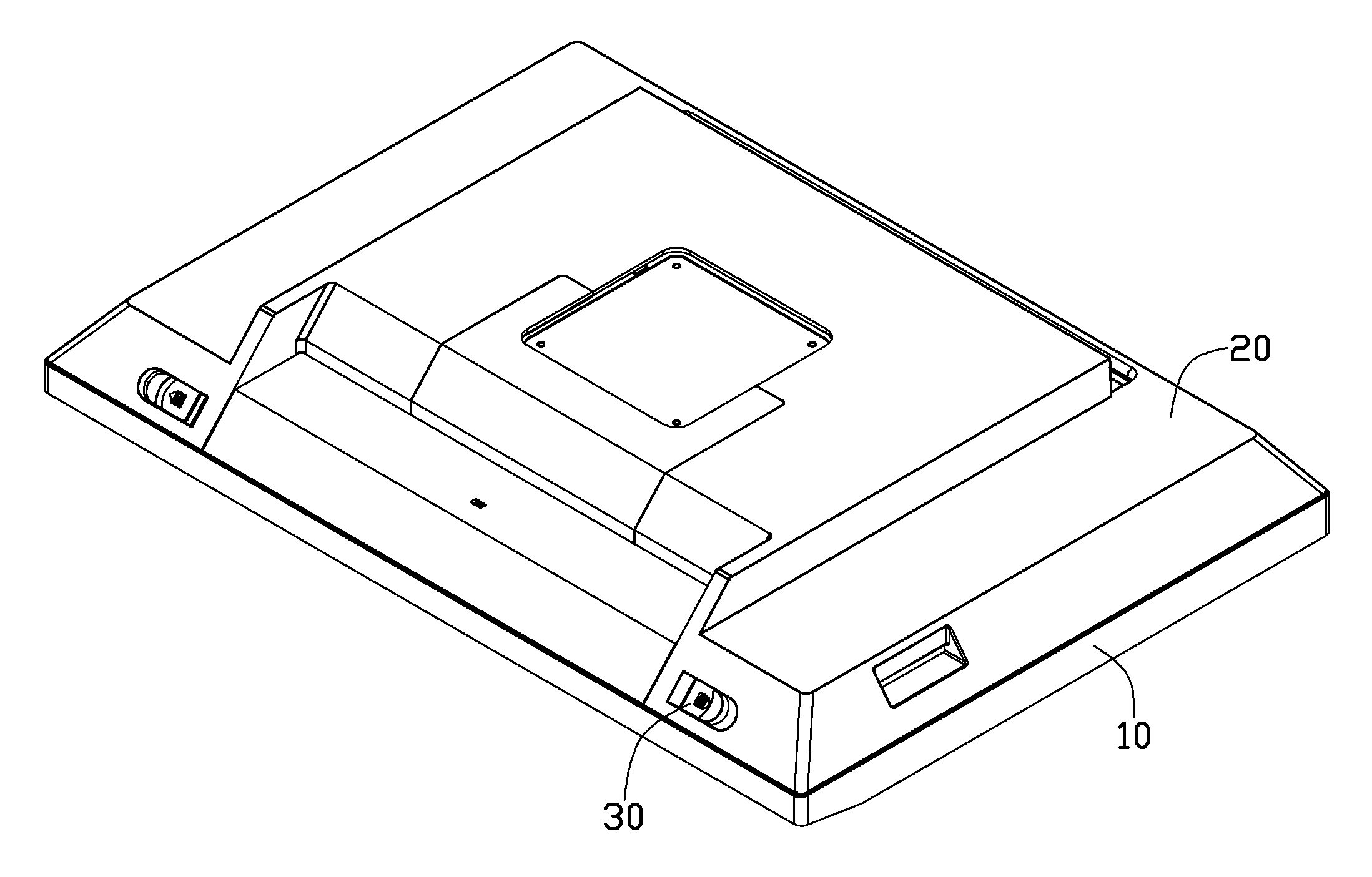 Locking assembly and electronic enclosure using same