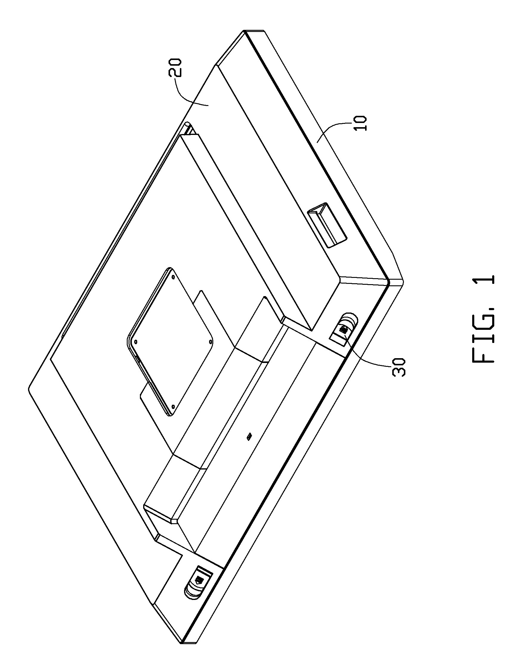 Locking assembly and electronic enclosure using same